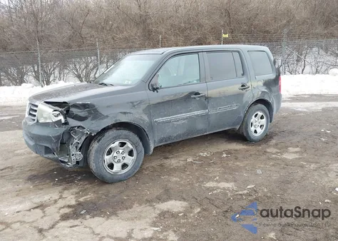 2012 Honda Pilot Lx из США, поврежденный, VIN 5FNYF4H27CB002395